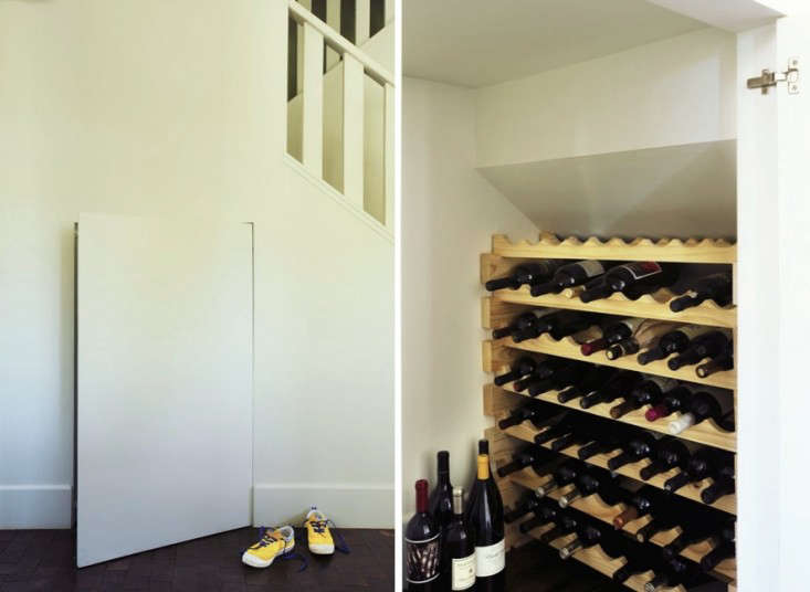 Diy wine rack online under stairs