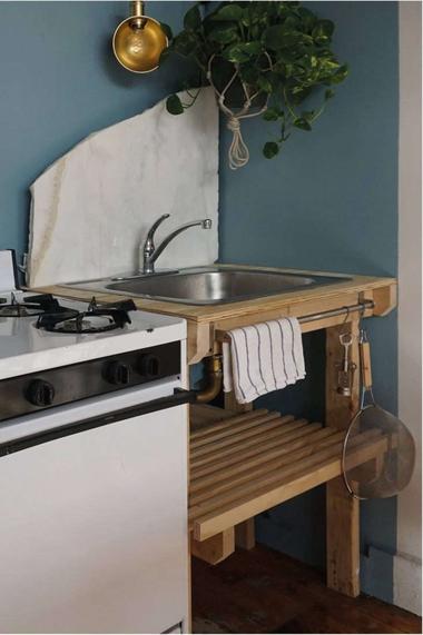 Aha! Hack: A Behind-the-Sink Dish Drying Rack - The Organized Home