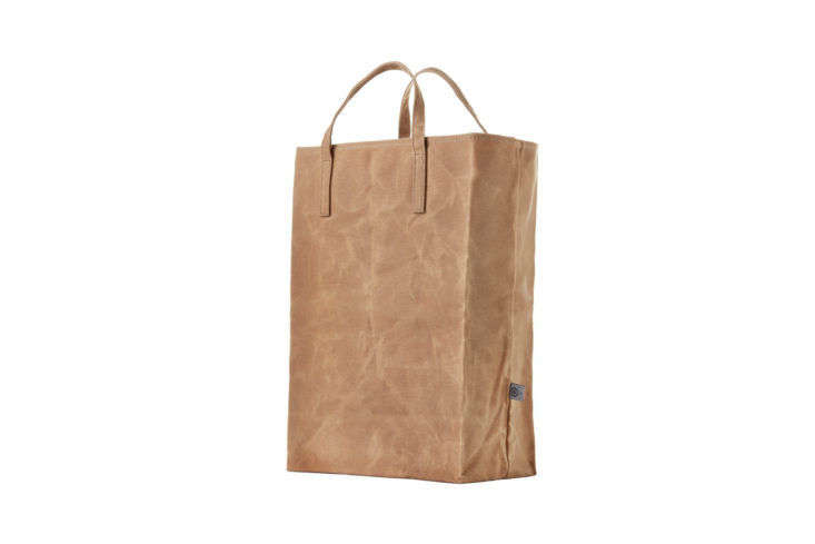 Waxed canvas hot sale grocery bag