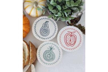 Small Organic Cotton Bowl Covers — Butterflies - What's Good