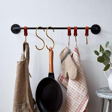 Steel & Wood Bathroom Storage Shelf on Food52